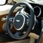 Aston Martin DB11 steering wheel and dashboard