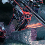2021 Aston Martin DBX parked near large X