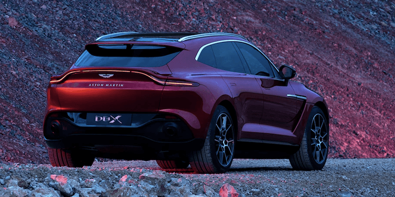 Red 2021 Aston Martin DBX
