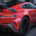 2022 Aston Martin V12 Vantage driving fast