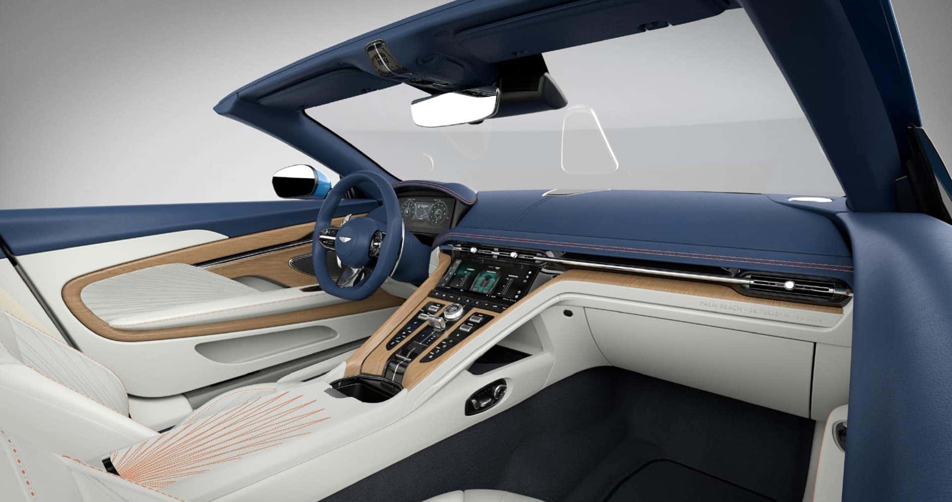 2026 Aston Martin DB12 Palm Beach Q Edition Volante Lakeview Blue Aston Martin Palm Beach