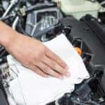 Cleaning the engine