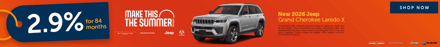 June Grand Cherokee Offer