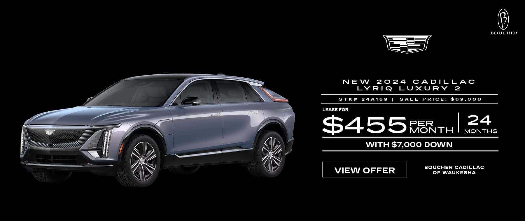 May 25 - 2024 Cadillac LYRIQ Luxury 2 in Waukesha, WI
