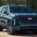 Front exterior view of the 2026 Cadillac Escalade for sale in Waukesha, WI