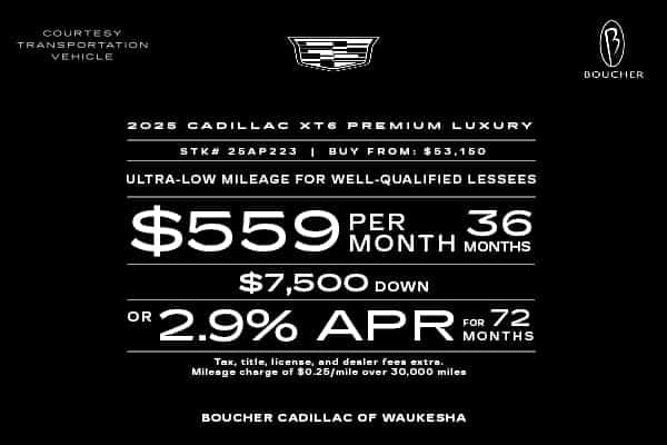 Lease a 2025 Cadillac XT6 Premium Luxury!
