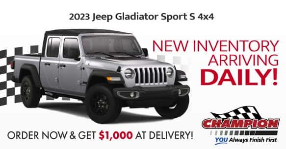2023 Jeep Gladiator Sport S 4x4 Lease Offer