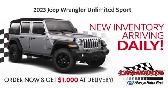 2023 Jeep Wrangler Unlimited Sport Lease Offer