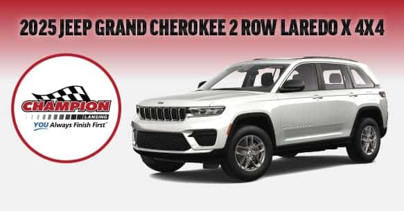2025 Jeep Grand Cherokee 2 Row Laredo X  4x4 Lease Offer