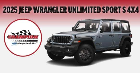 2025 Jeep Wrangler Unlimited Sport S 4x4 Lease Offer