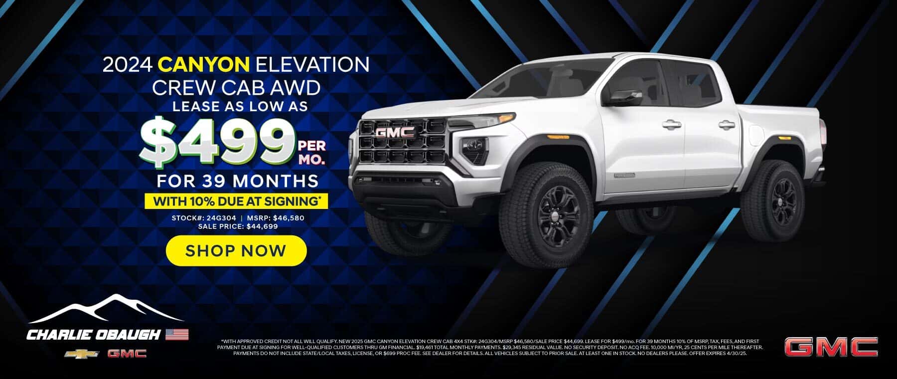 New 2024 GMC Canyon Elevation Crew Cab