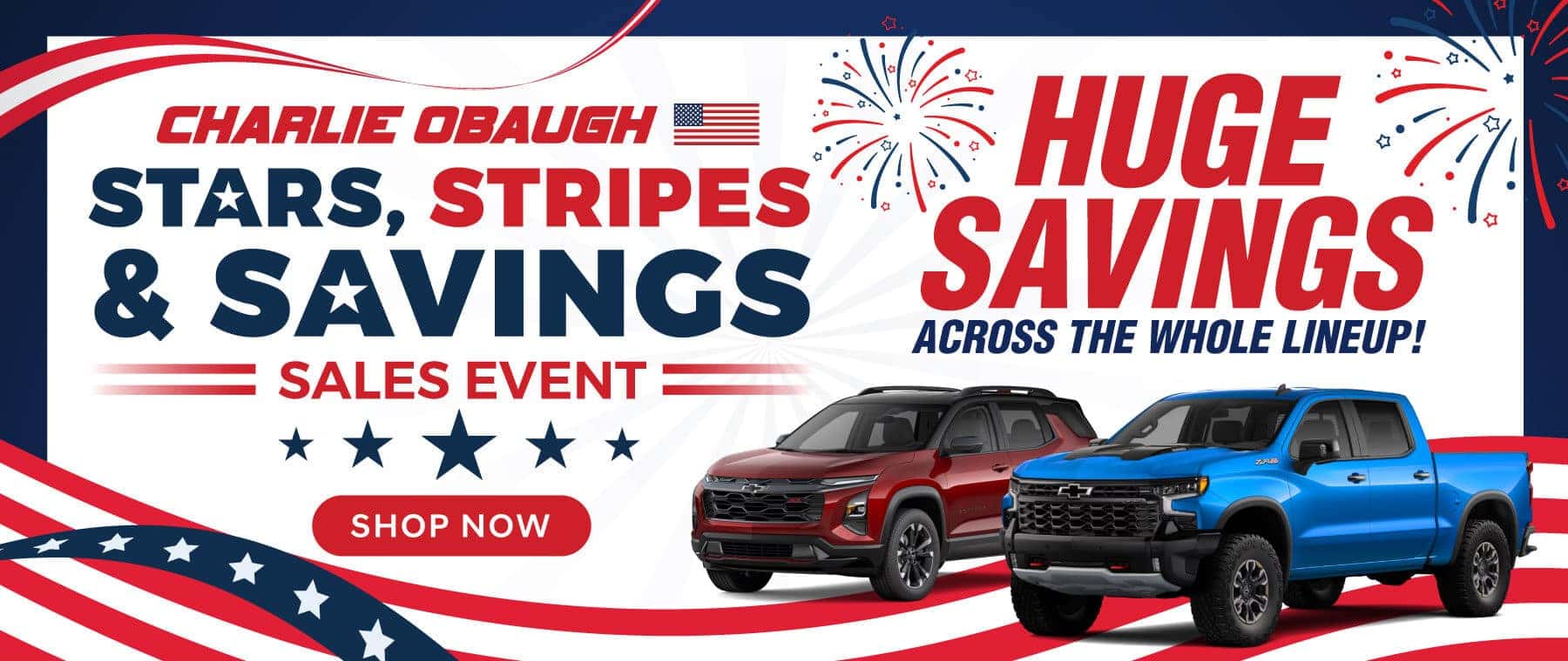 Stars, Stripes & Savings Sales Event