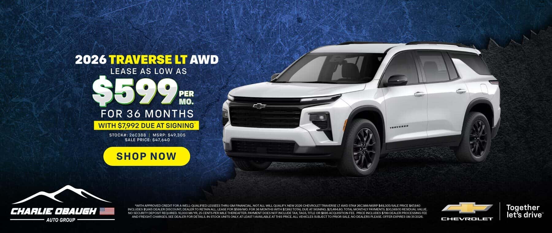 2026 TRAVERSE LT AWD