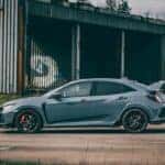 grey honda civic type r