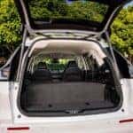 White 2025 Honda CR-V eFCEV with open tail gate