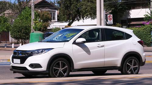 Used white Honda HR-V LXS 2022