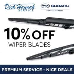 10% Off Wiper Blades