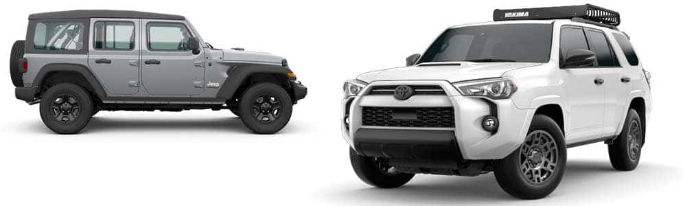2020 Toyota 4Runner vs versus 2020 Jeep Wrangler