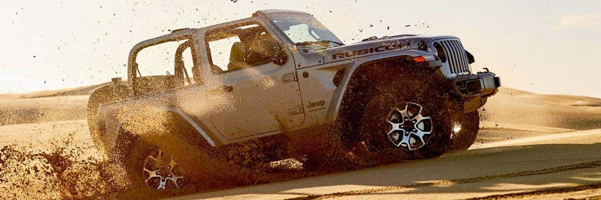 2020 Jeep Wrangler off-road sand dunes