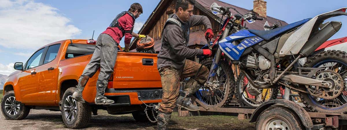2021 Chevrolet Colorado Towing Capabilities Towing A Motorcycles for Off-road riding
