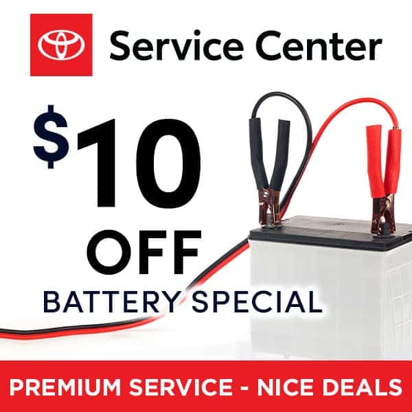 $10 OFF BATTERY SPECIAL