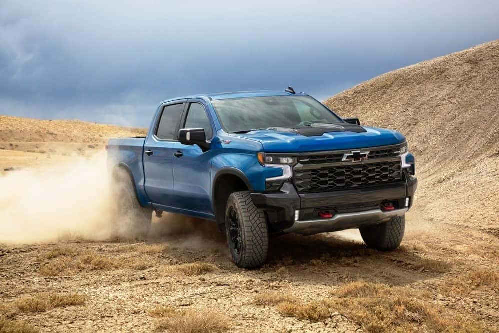 blue 2022 chevy silverado 1500