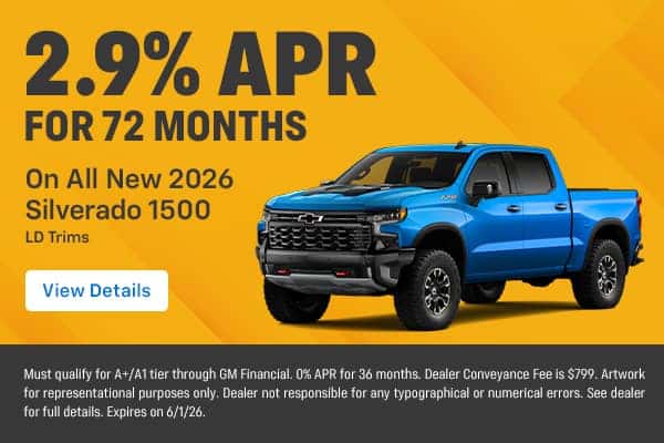 New 2026 Chevrolet Silverado