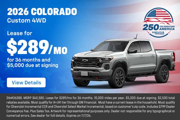 2026 Chevrolet Colorado Custom 4WD