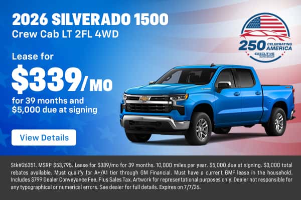 2026 Chevrolet Silverado Crew Cab LT 2FL 4WD