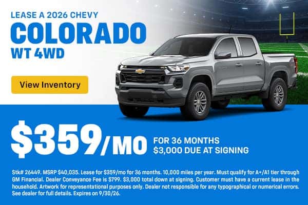 2026 Chevrolet Colorado WT 4WD