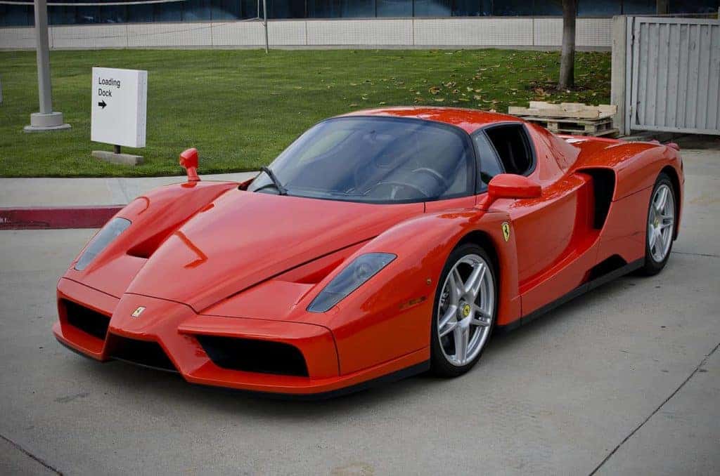 Orange Enzo Ferrari