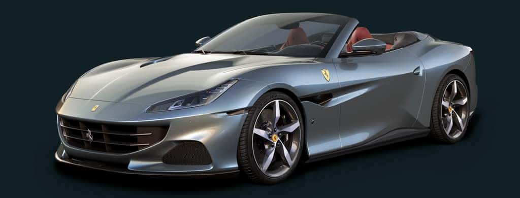 Ferrari portofino by water