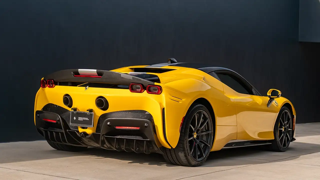 hybrid Ferrari maintenance | rear