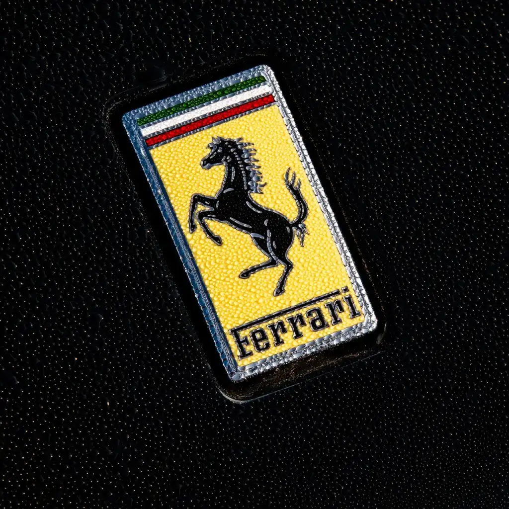 new vs pre-owned Ferrari Guide | detail prancing horse