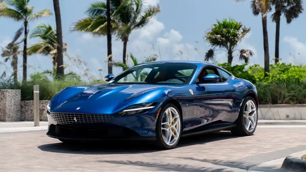 new vs pre-owned Ferrari Guide | roma exterior