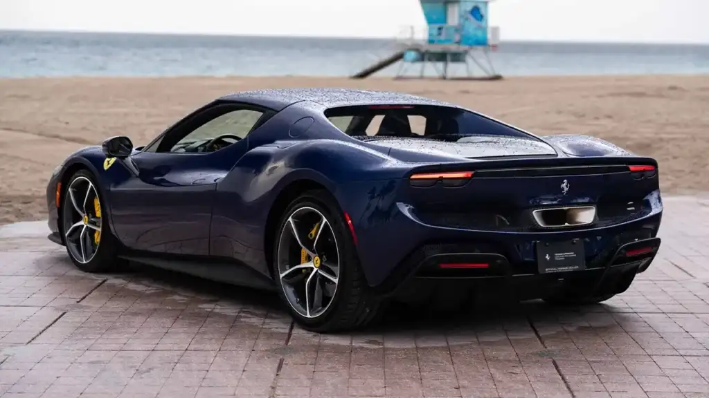 new vs pre-owned Ferrari Guide | rear exterior