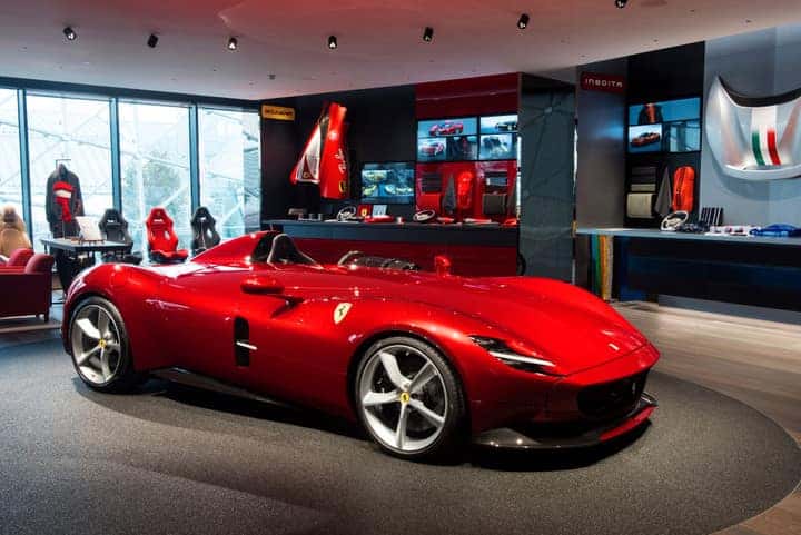 ferrari personalization program room