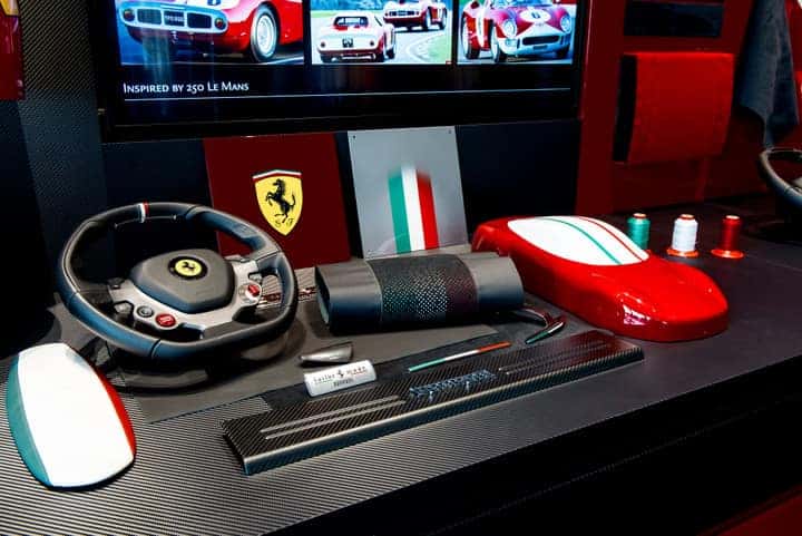 ferrari personalization program room