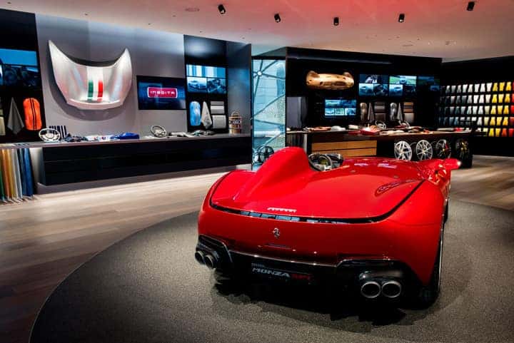 ferrari personalization program room