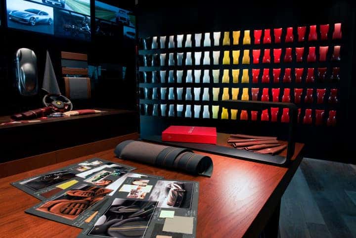ferrari personalization program room