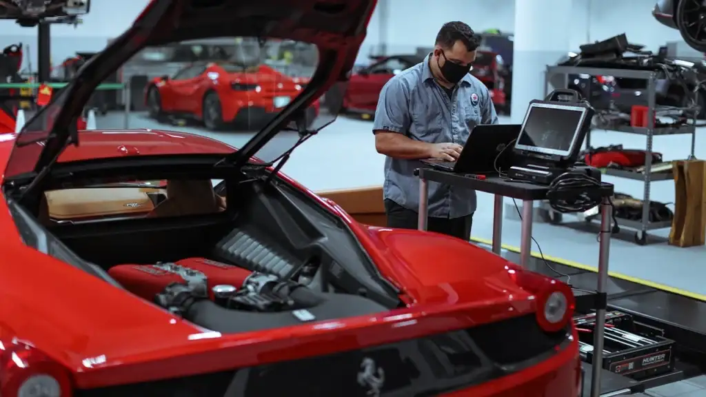 ferrari service technician