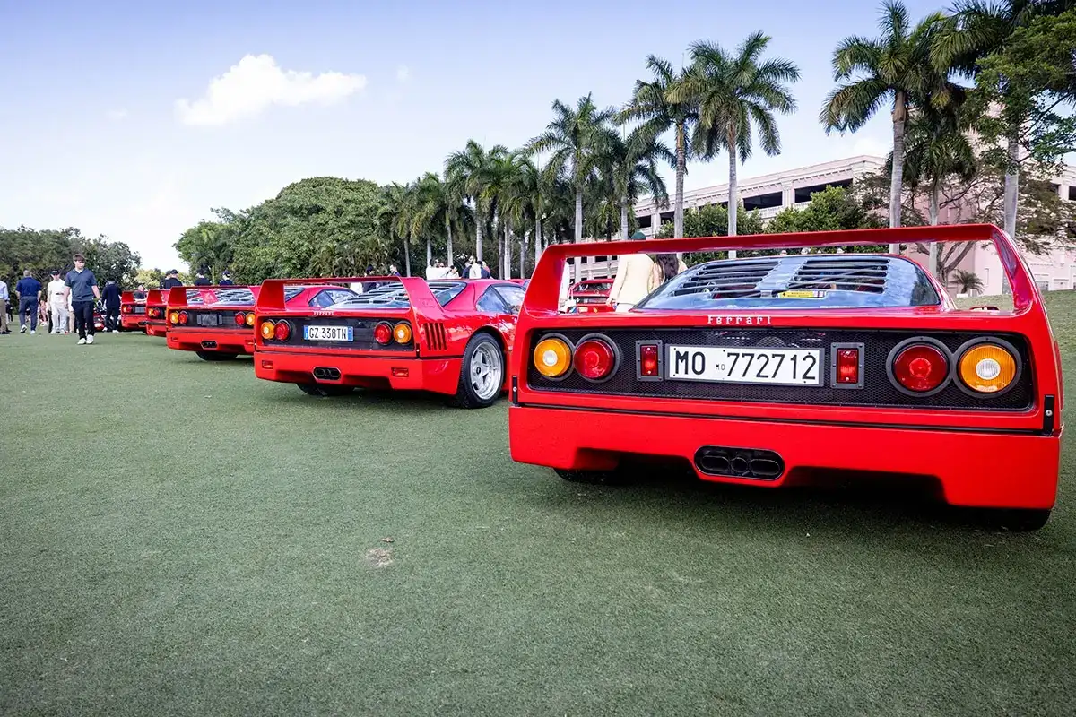 vintage ferraris at cavallino in boca raton 2026