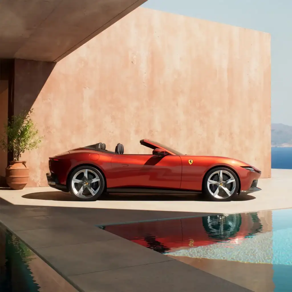 ferrari amalfi spifer right side view