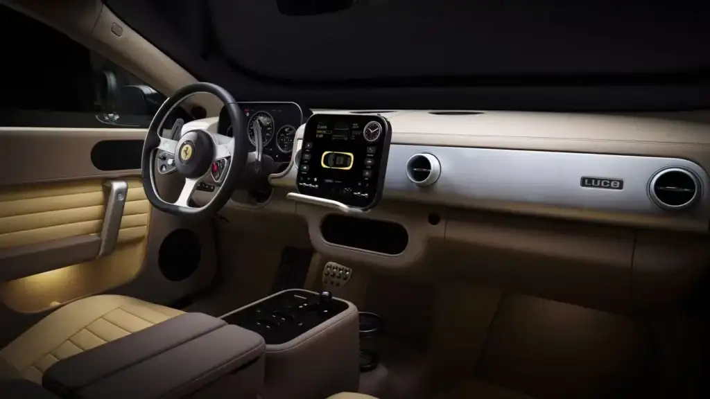 ferrari luce driver interior