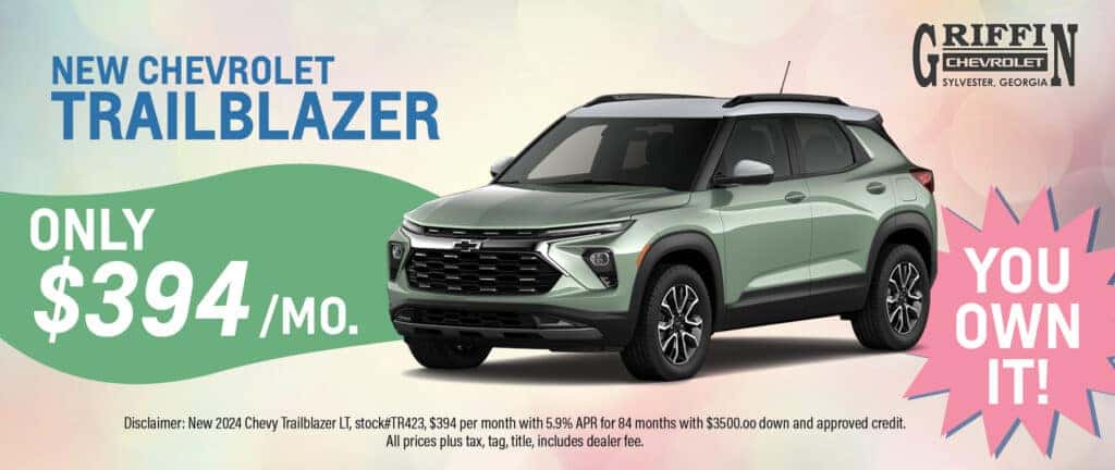 New Trailblazer only $394 per month!