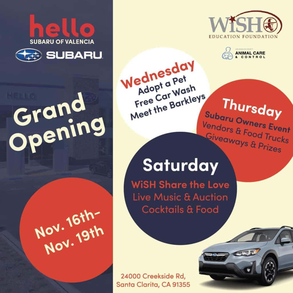 Hello Subaru of Valencia Grand Opening Hello Subaru of Valencia