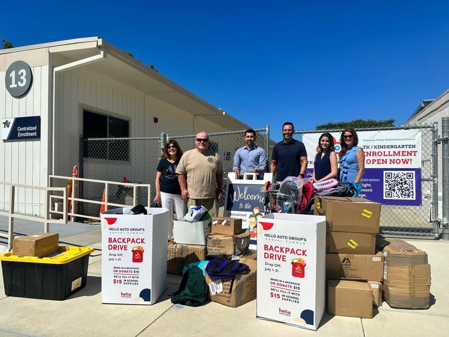 Backpacks For Our Local Schools | Hello Auto Group