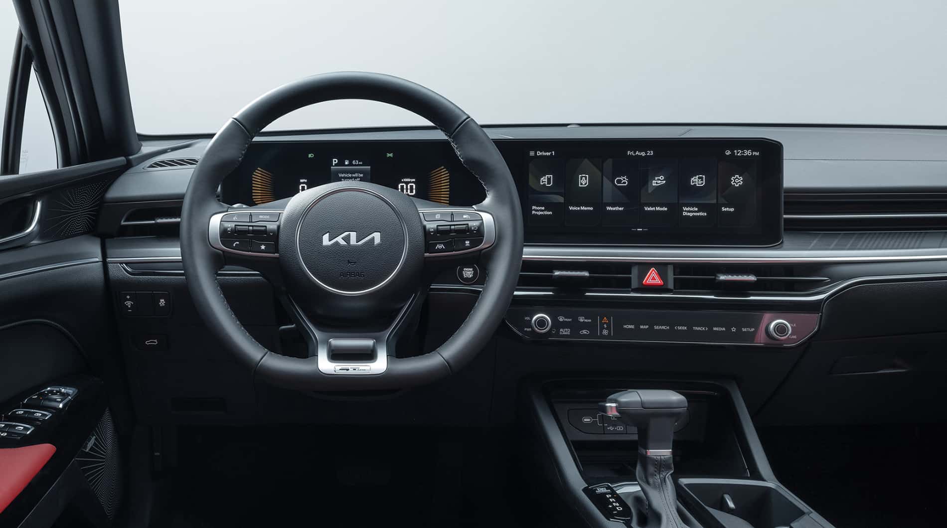 Interior of a 2025 Kia K5