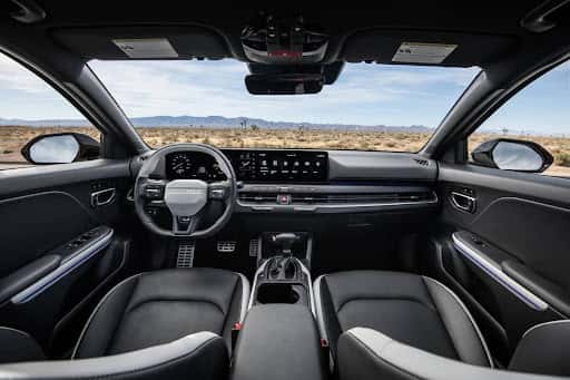Kia K4 interior dashboard