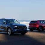 Mazda CX-5 lineup beach